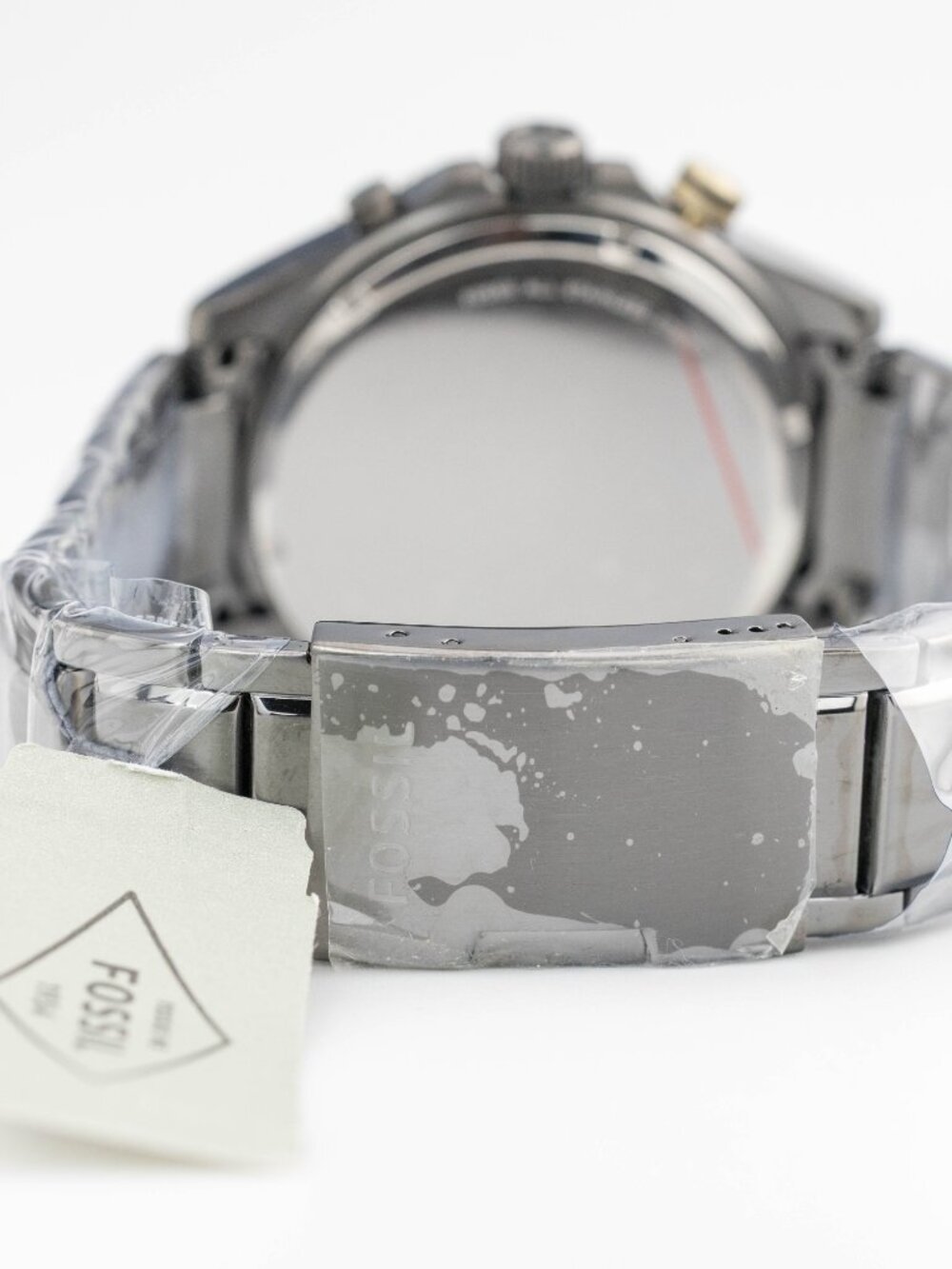 Fossil PR2121 Chronograph Gunmetal NWT Quartz Analog Men's Watch New Battery - Picture 4 of 9